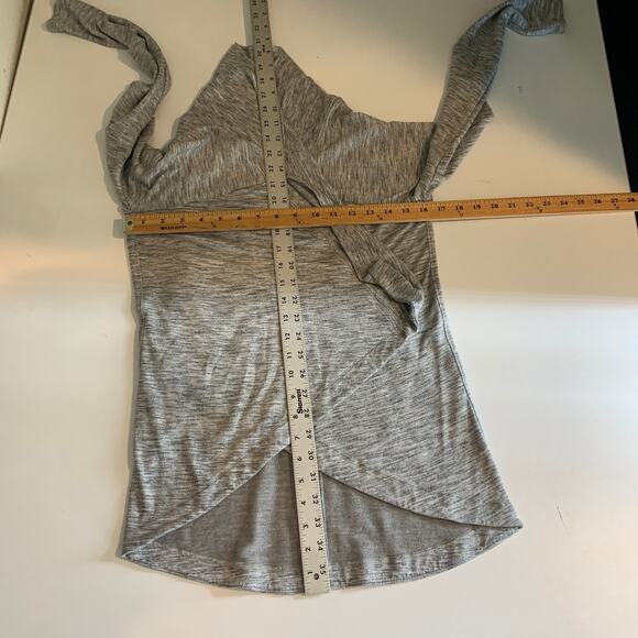 Athleta Cardigan Womens XS Extra Small Grey Nirvana Wear Two Ways Wrap Sweater - Picture 12 of 14